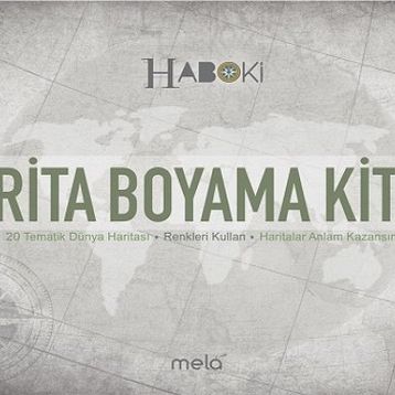 Harita Boyama Kitabı Mela Yayınları