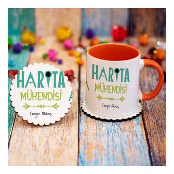 Harita Mühendisi Kupa Bardak
