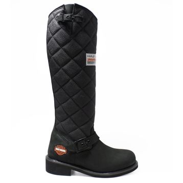 Harley Davidso Hi 646 Siyah Kadın Çizme