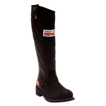 Harley Davidso Hi 646 Siyah Kadın Çizme