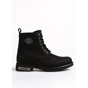 Harley Davidson Alanza 025M100003 Siyah Nubuk Erkek Bot