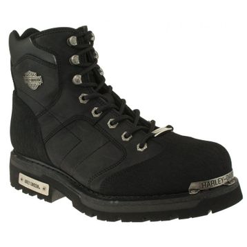 Harley Davidson Clemente 025M100530 Siyah Deri Erkek Bot