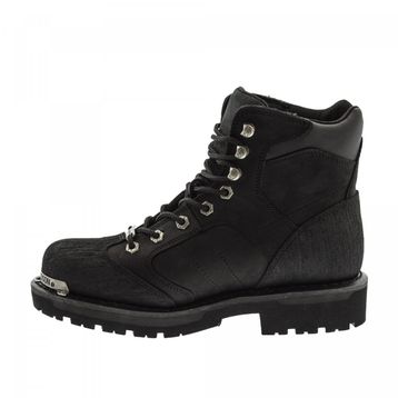 Harley Davidson Clemente 025M100530 Siyah Deri Erkek Bot