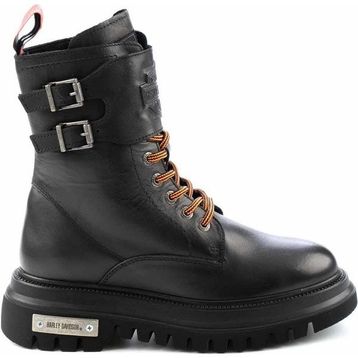Harley Davidson HD07770025 Siyah Leather Kadın Bot