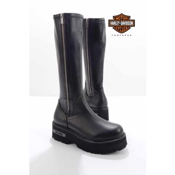 Harley Davidson HD0777068803 Black Leather Kadın Bot