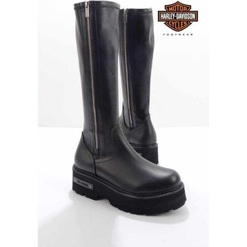Harley Davidson HD0777068803 Black Leather Kadın Bot