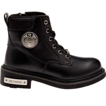 Harley Davidson Jim 025M100128-G12-09 Gri Deri Erkek Bot