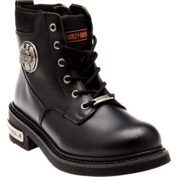 Harley Davidson Jim 025M100128-G12-09 Gri Deri Erkek Bot
