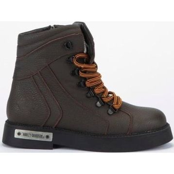Harley Davidson Melfi 026G100011 Kahverengi Baskılı Deri Kadın Bot