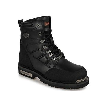 Harley Davidson Millo 025M100632 Siyah Deri Erkek Bot
