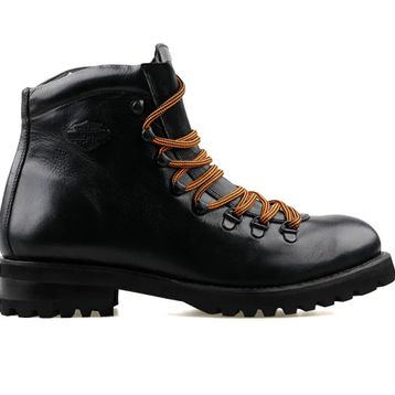 Harley Davidson Notley 026M100060 Siyah Deri Erkek Bot