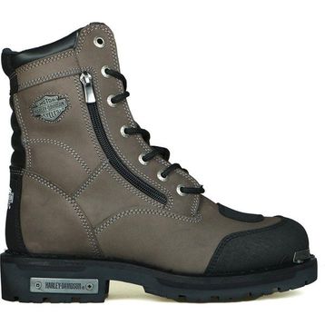 Harley Davidson Riddick 025G100321 Gri Nubuk Kadın Bot