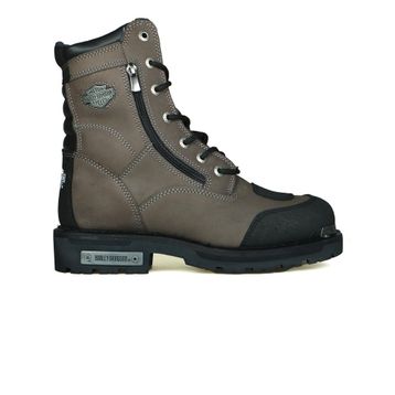 Harley Davidson Riddick 025G100321 Gri Nubuk Kadın Bot