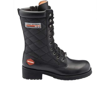 Harley Davidson Rose Siyah Kadın Bot