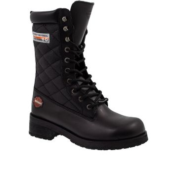 Harley Davidson Rose Siyah Kadın Bot