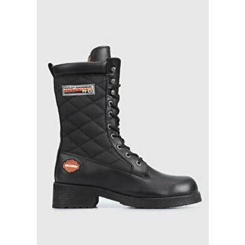 Harley Davidson Rose Siyah Kadın Bot