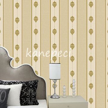 Harmony 163-A Çizgili Damask Duvar Kağıdı