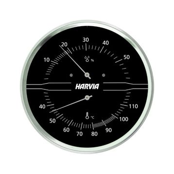 Harvia Siyah Termometre Higrometre