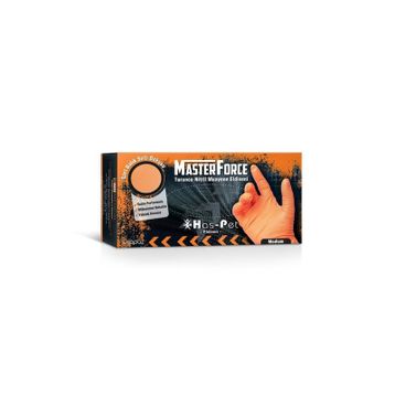 Has-Pet 50'li Masterforce Turuncu Nitril Eldiveni