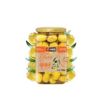Has Premium 850 gr Kırma Yeşil Zeytin