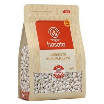Hasata 1 kg Derinkuyu Kuru Fasulyesi