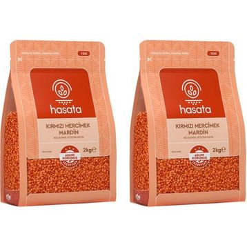 Hasata 2 kg Mardin Kırmızı Mercimek (2 adet)