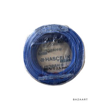 Hasçelik NYA 2.5 cm Mavi Kablo