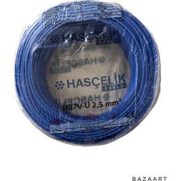 Hasçelik NYA 2.5 cm Mavi Kablo