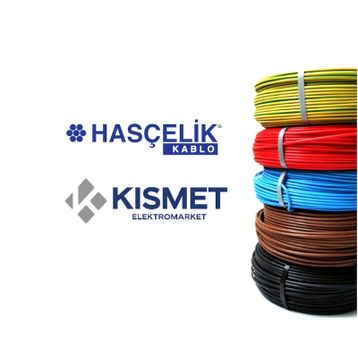 Hasçelik NYA 2.5 cm Sarı Yeşil Kablo