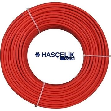 Hasçelik PV Kırmızı 100 m 6 mm Solar Kablo