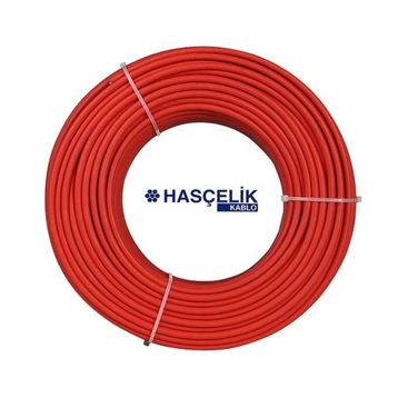 Hasçelik PV Kırmızı 100 m 6 mm Solar Kablo