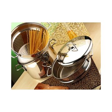 Hascevher 26 cm Haşlama Süzgeçli Spaghetti Tenceresi