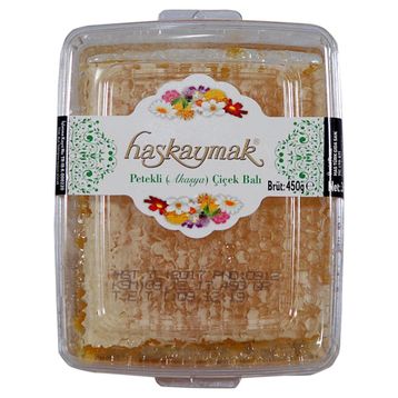 Haskaymak 450 gr Petekli Kesme Bal