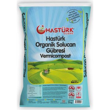 Hastürk Organik 5 kg Solucan Gübresi