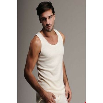 Hasyün 103 Interlok Yün Termal Krem Erkek Atlet