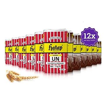 Hatap Lüks Un 6 x 1 kg + Tam Buğday Unu 6 x 1 kg