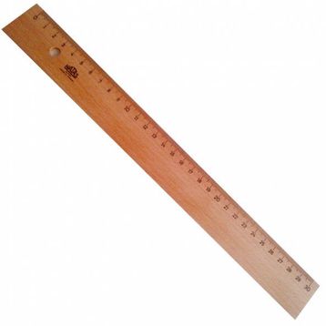 Hataş 0042 30 cm Tahta Cetvel