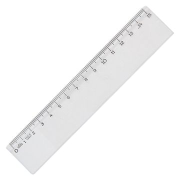 Hatas 0140 15 cm Geniş Plastik Büro Cetveli