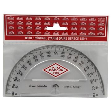 Hataş 180° 0910 Minkale Yarım Daire Derece