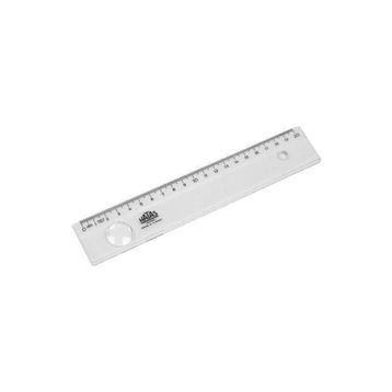 Hataş 20 cm Standart Plastik Geniş Şeffaf Cetvel