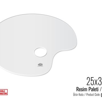 Hatas 25x35 cm Resim Paleti