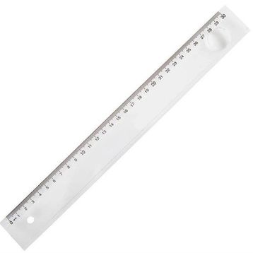 Hatas 30 Cm Mercekli Geniş Büro Cetveli