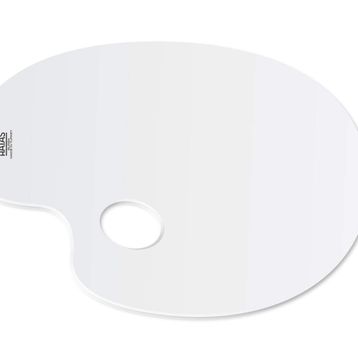 Hataş 5733757 20x30 cm Plastik Beyaz Oval Palet