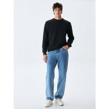 Hatemoğlu Antrasit Bisiklet Yaka Sweatshirt