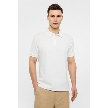 Hatemoğlu Beyaz Polo Yaka Regular Fit Tişört