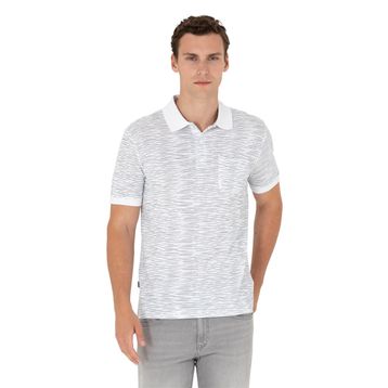 Hatemoğlu Beyaz Polo Yaka Regular Fit Tişört