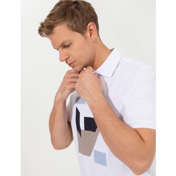 Hatemoğlu Beyaz Polo Yaka Regular Fit Tişört
