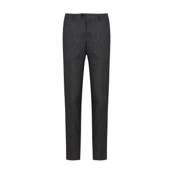 Hatemoğlu Gri Desenli Slim Fit Kumaş Pantolon