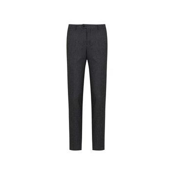 Hatemoğlu Gri Desenli Slim Fit Kumaş Pantolon