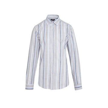 Hatemoğlu Kahverengi Çizgili Slim Fit Gömlek